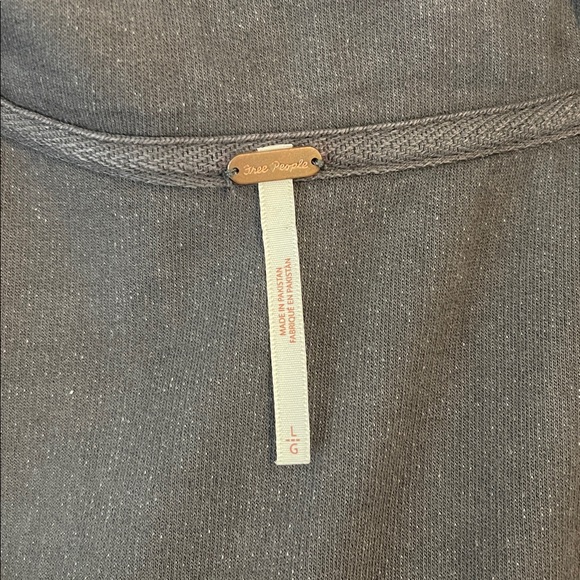 Free People | Navy blue Ruby Fleece button Front Shacket Sz L - Picture 7 of 12